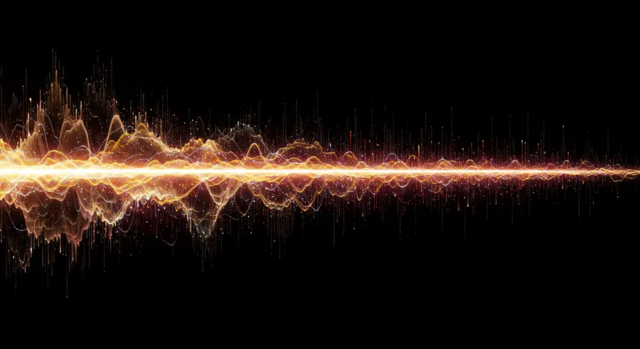 Abstract representation of parallel processing on a GPU, with glowing lines and nodes flowing, merging, and transforming.