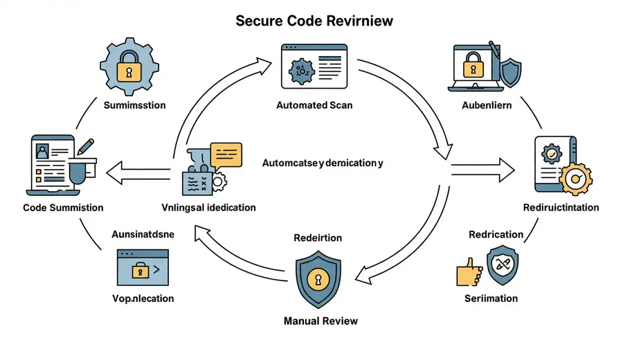 Secure Code Review Process Diagram