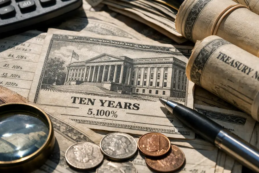10-Year Treasury Yield Holds at 5.1% Before Fed Meeting