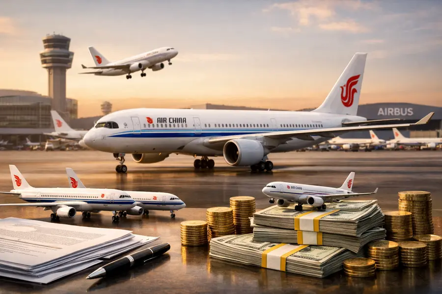 Air China Orders 55 Airbus Jets in $12.4B Deal