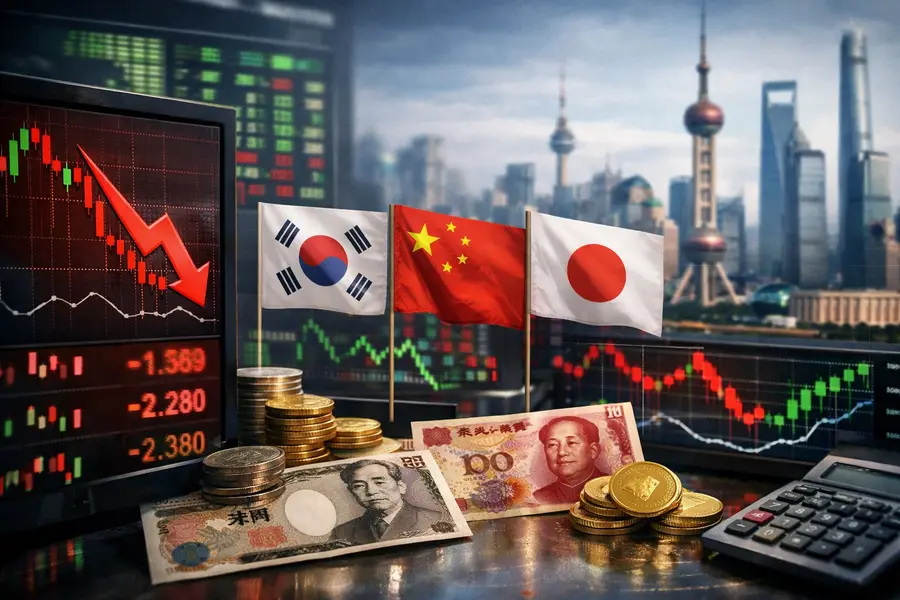Asian Markets Mixed After $1T Regional Rout