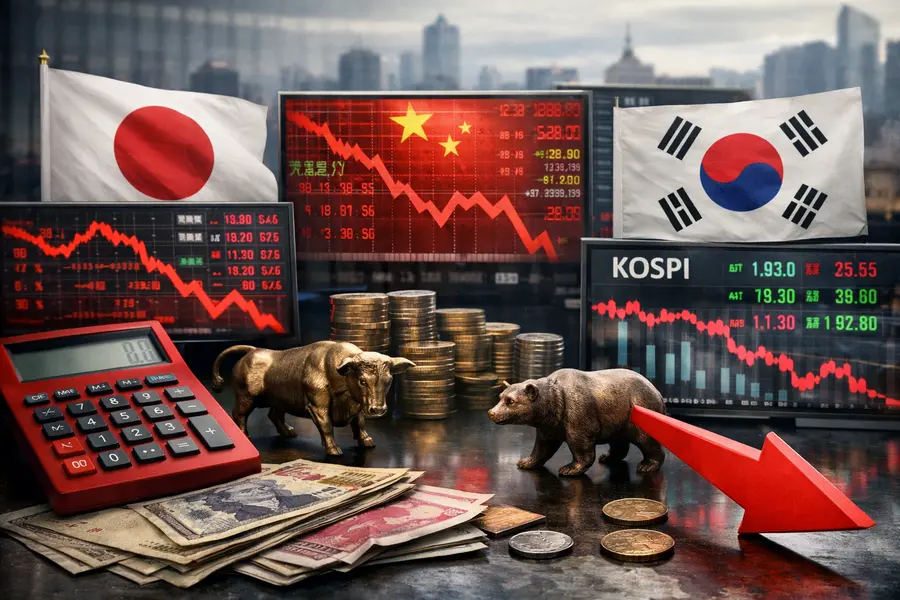 Asian Markets Mixed After $200B Regional Sell-Off
