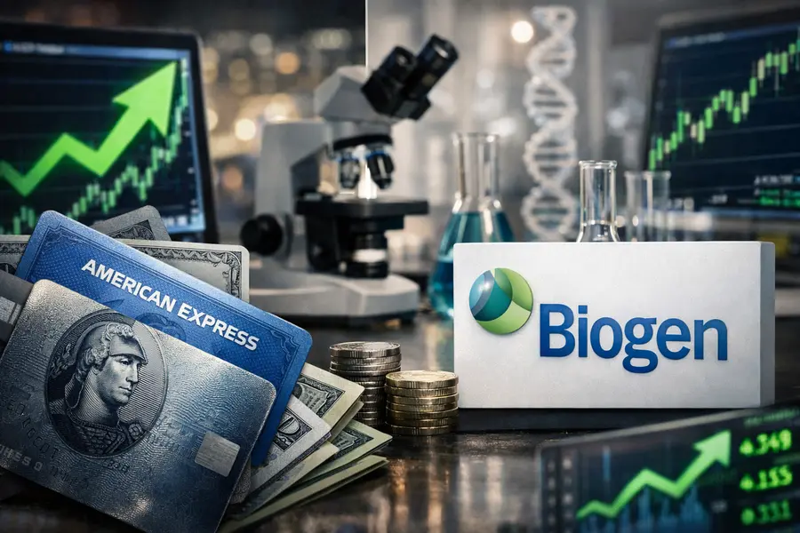 AXP Upgraded to Overweight; BIIB Stock Gains on Bullish Call