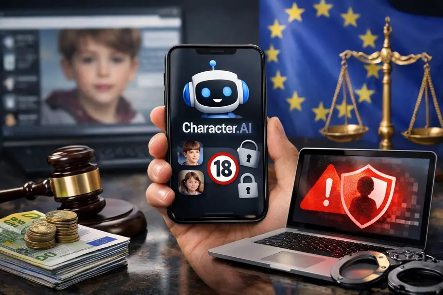 Character.AI Faces EU Fine Over AI Age Verification, Child Privacy Failures