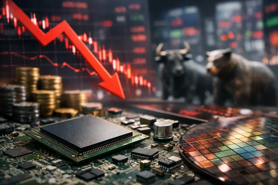 Chips: the Odd Sector Out as SOX Drops 1.9%
