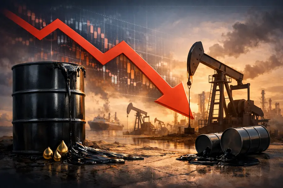 Crude Oil Price Drop Deepens on Weak Demand Forecast