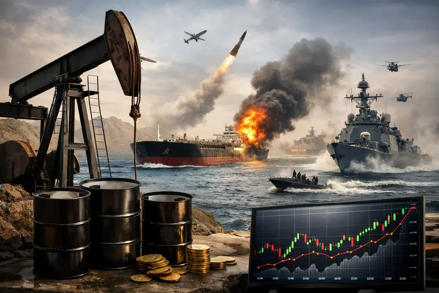 Crude Oil Surges 3% as Strait of Hormuz Fears Spread to Red Sea