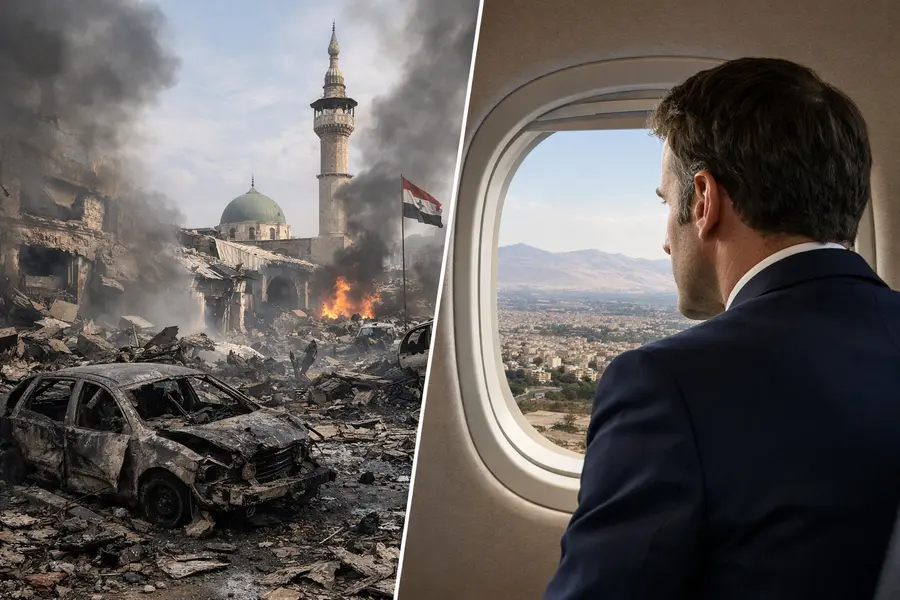 Damascus Bomb Attack Shadows Macron's Syria Visit