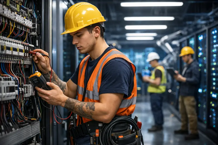 Gen Z Electricians Earn $80K-$280K at AI Data Centers