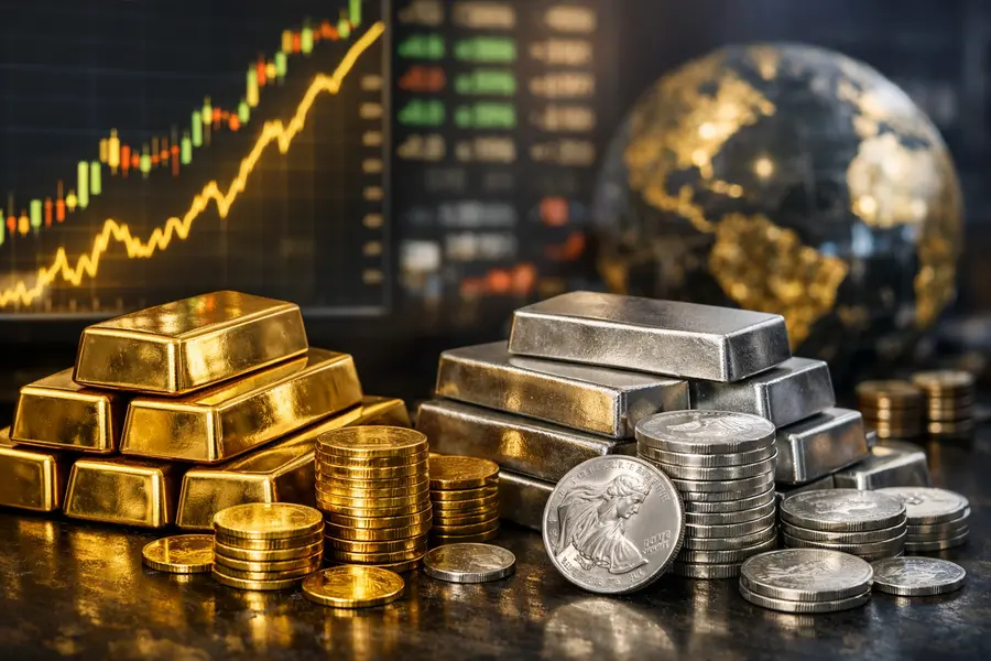 Gold Above $3,100, Silver Near $39.77 on Safe-Haven Demand