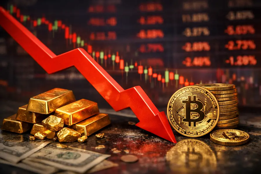 Gold, Bitcoin Among 2026's Worst Assets on AI Rotation