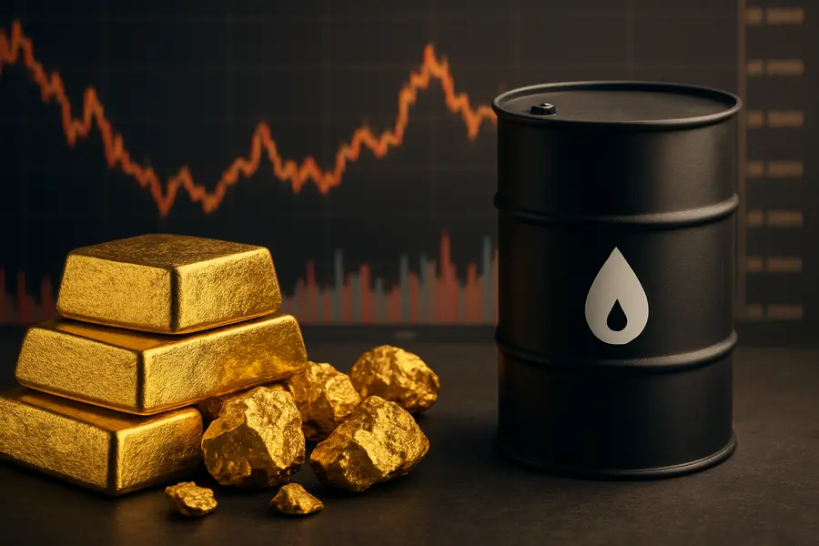 Gold Falls for Third Day; Oil Edges Higher on Doha Talks
