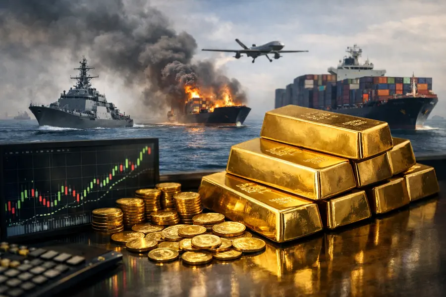 Gold Near $3,150 as Red Sea Conflict Widens