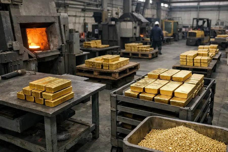 Gold Near $3,383 Record as Dollar Surge Caps Rally