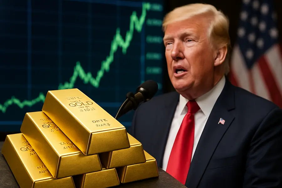 Gold Price Surges 3.4% on Trump's Iran Peace Claim