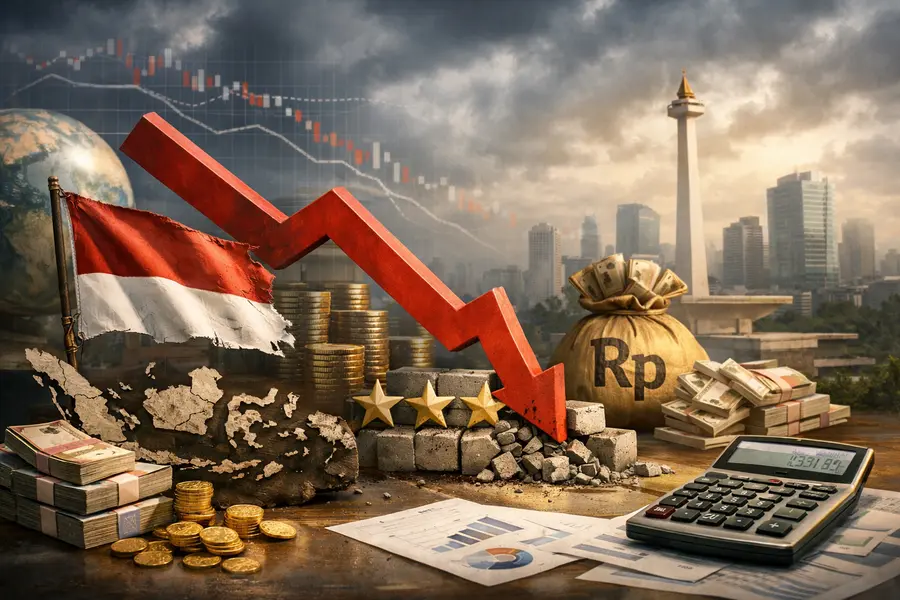 Indonesia Economy Downgrade Risk as Prabowo Spending Widens Deficit
