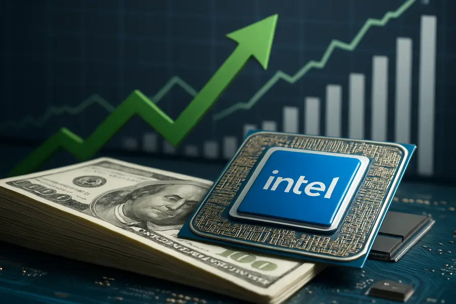 Intel Gains 7% on U.S. Deal and 18A Chip Expansion