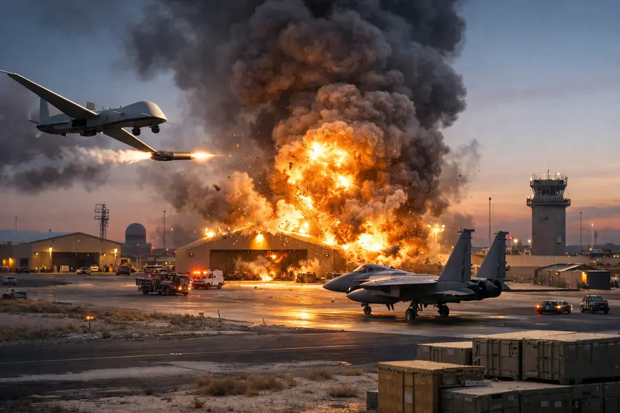 Iran Claims Drone Strike on US Kuwait Air Base