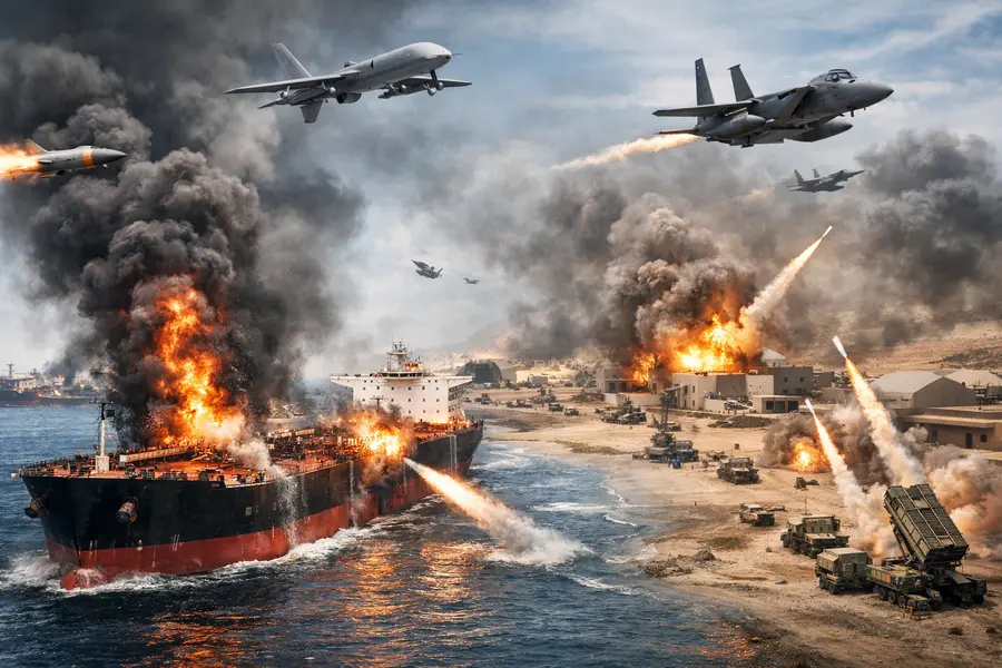 Iran Targets Two Tankers, US Gulf Bases on July 14