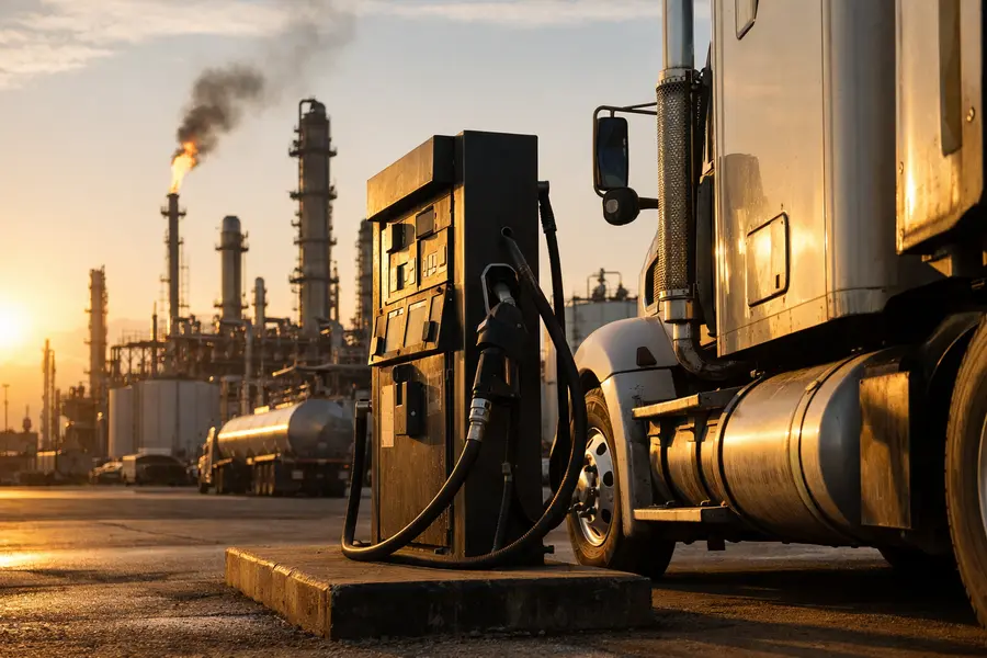 Iran War Pushes U.S. Diesel to Record $5.85