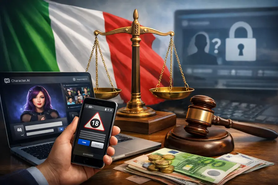 Italy Fines Character.AI for AI Age Verification Failure