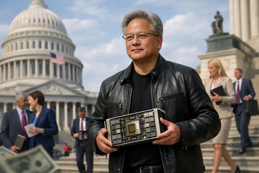 Jensen Huang Brings $500B AI Pitch to Capitol Hill