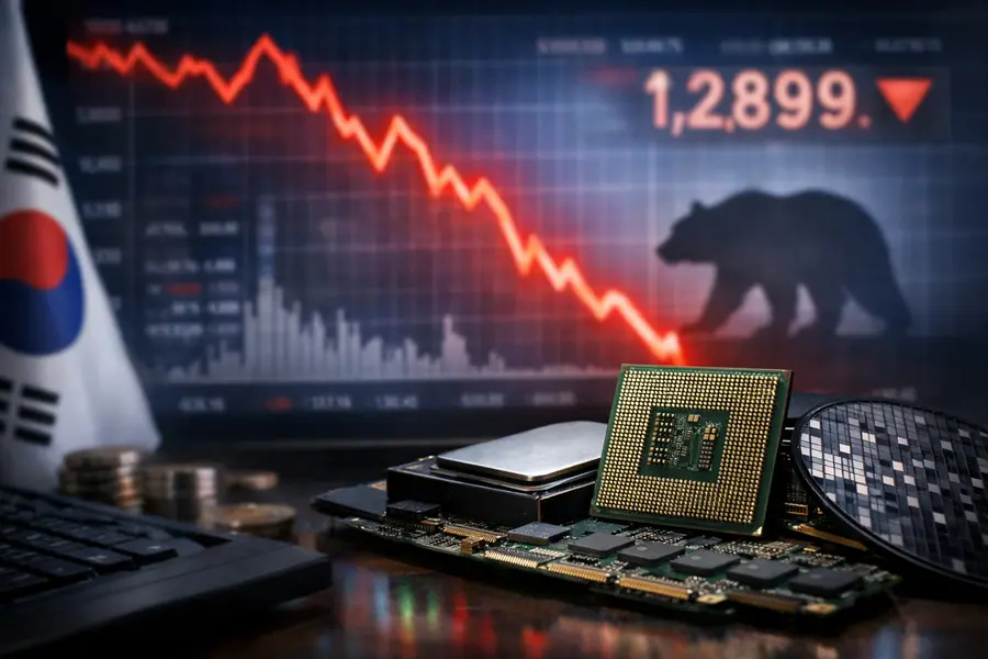 KOSPI Slides Into Bear Market on Chip Selloff