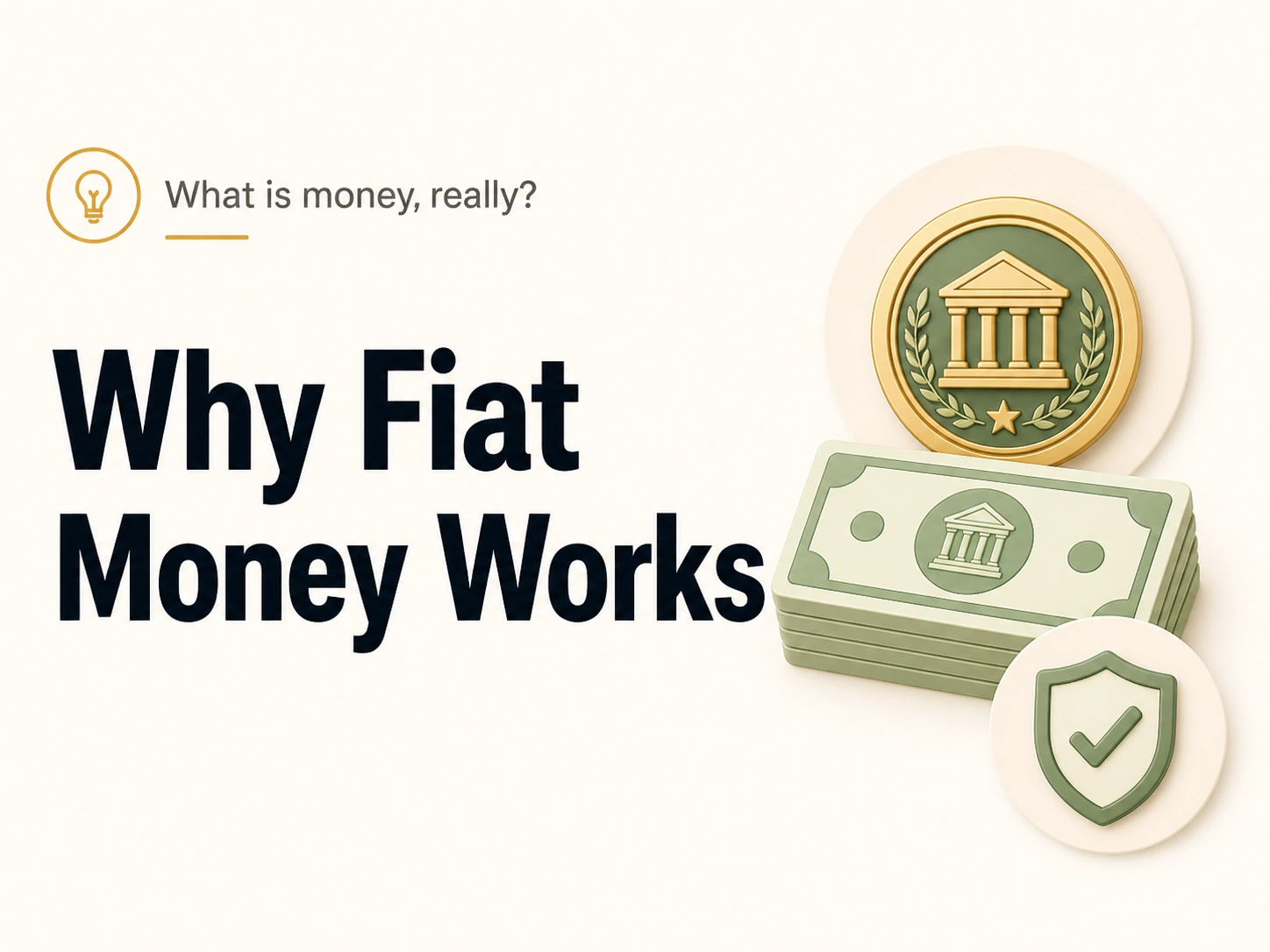 Why Fiat Money Works