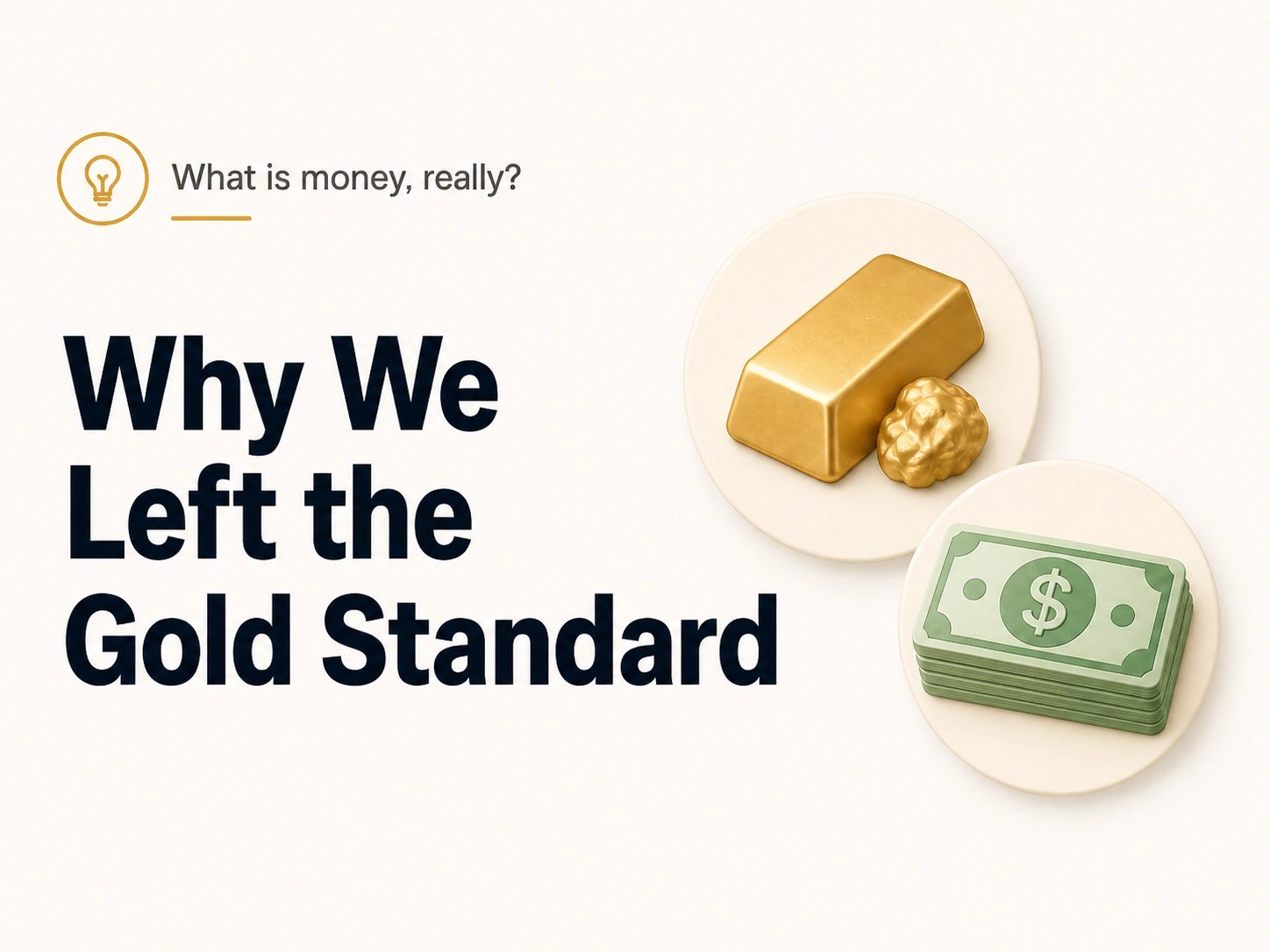Why We Left the Gold Standard