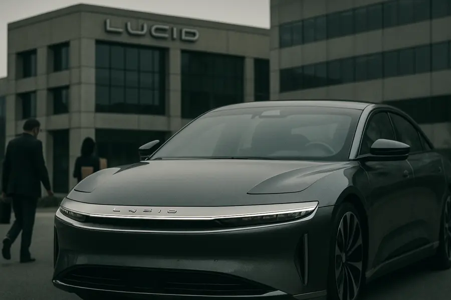Lucid LCID Cuts 18% of US Staff, COO Departs