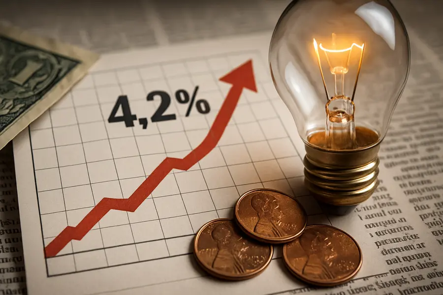 May CPI Inflation Hits 4.2%, Led by Energy Surge