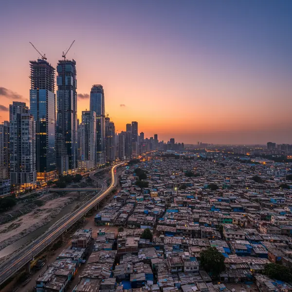 Mumbai Skyline Soars as Housing Deficit Widens