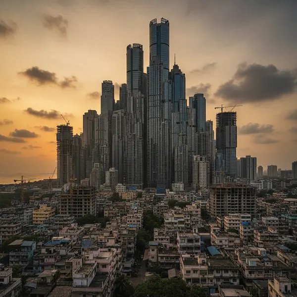 Mumbai Skyline Soars as Housing Pressure Mounts