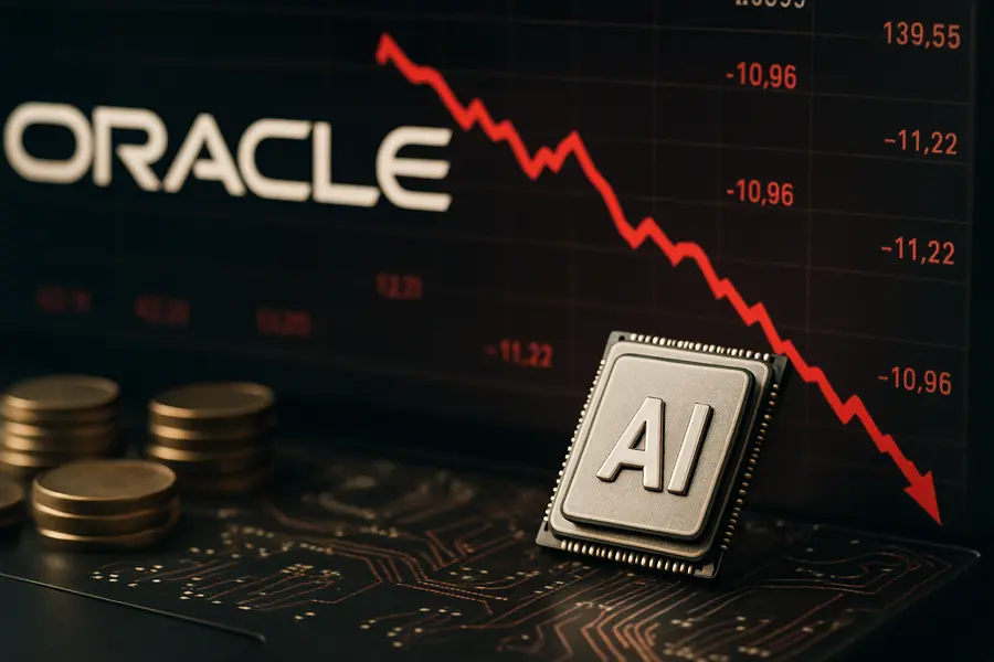 Oracle Drops 11% on AI Capex Shock Despite Record Revenue