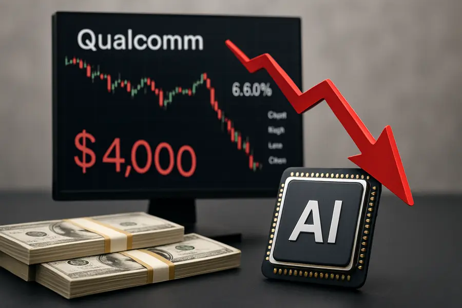 QCOM Slides 6% on $4B Modular AI Deal Report