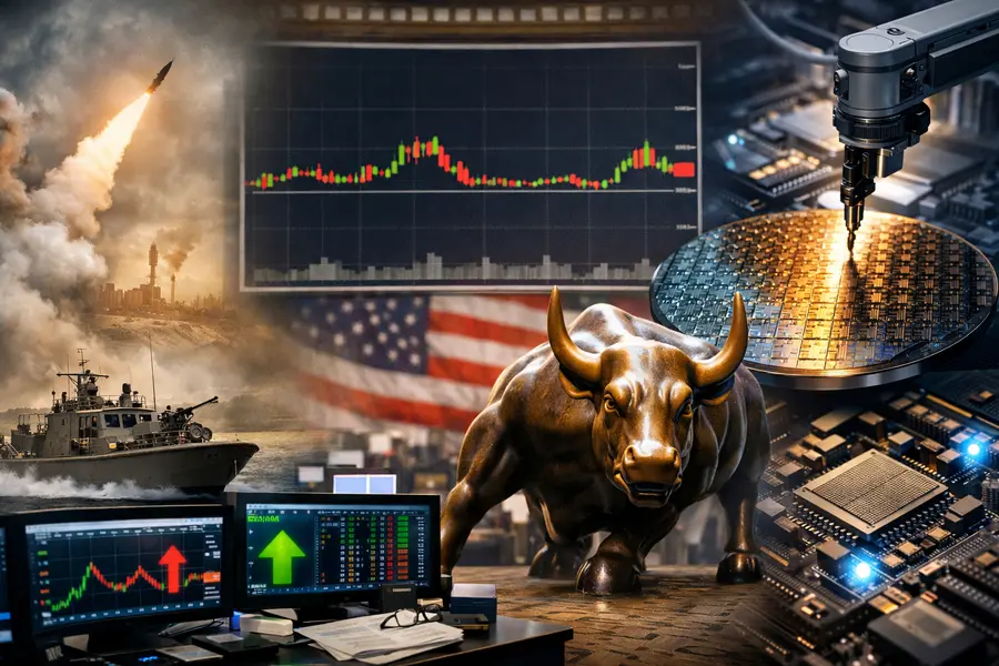 S&P 500 Flat as Iran Fears, Chip Slump Offset Defense Gains