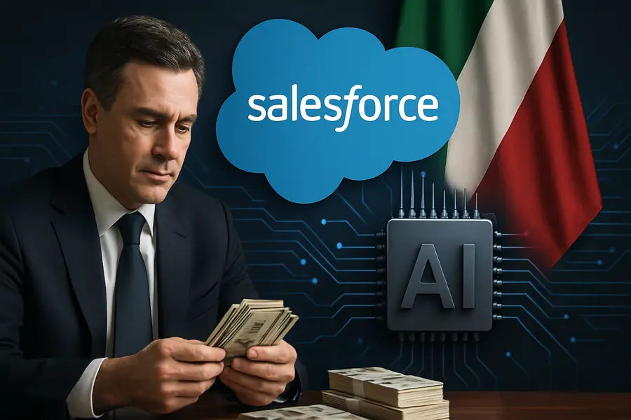 Salesforce Pledges $1 Billion to Italy for AI Growth