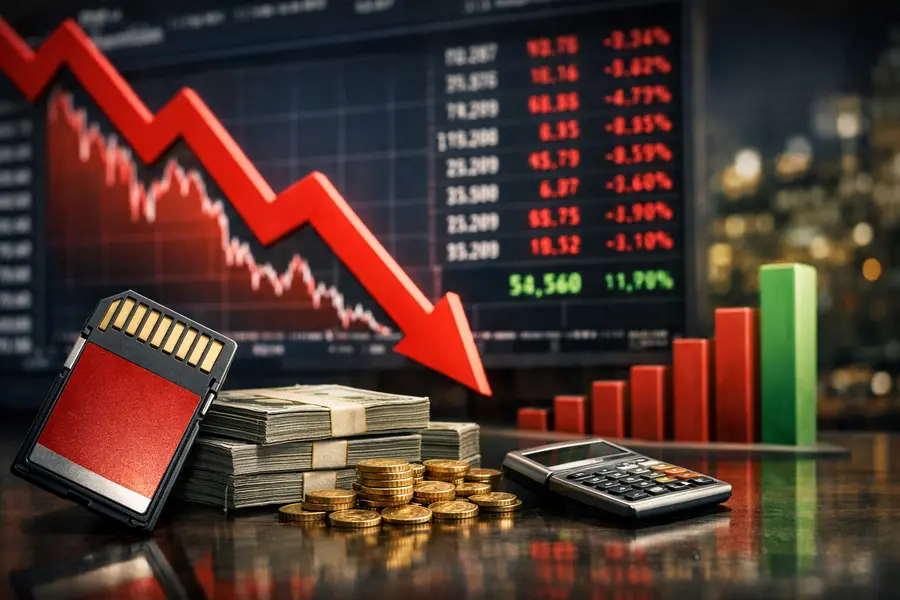 SNDK Falls 24% in Five Days; $2,500 Target Intact