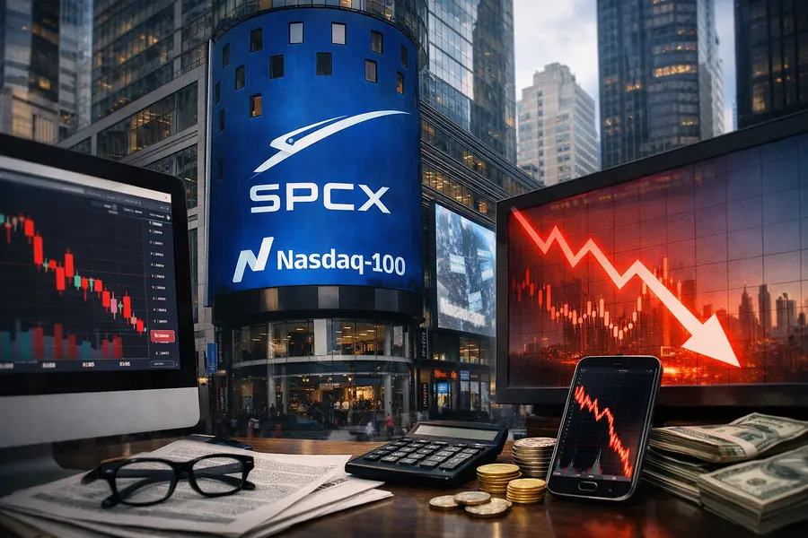 SPCX Joins Nasdaq-100, Falls Below $135 IPO Price
