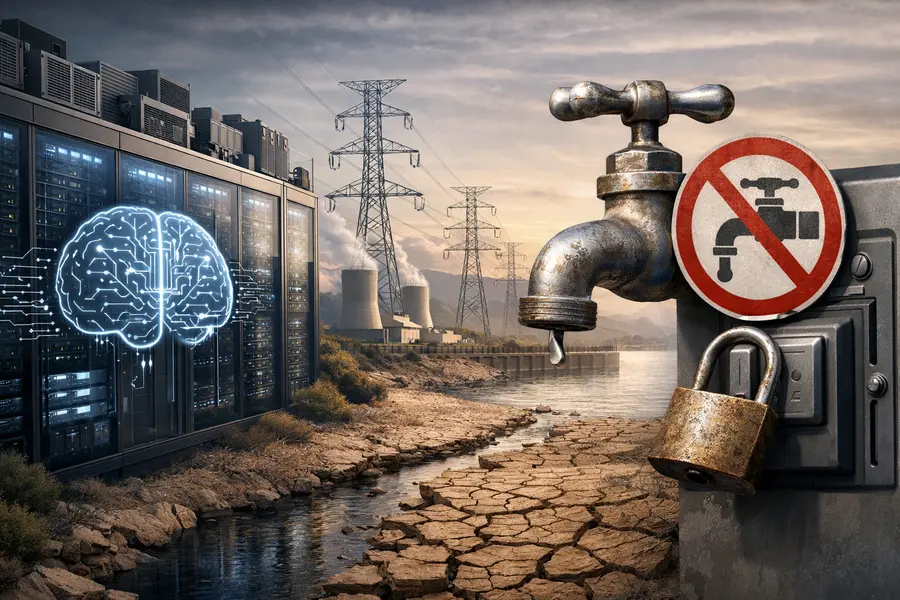 States Target AI Data Centers With Power and Water Curbs