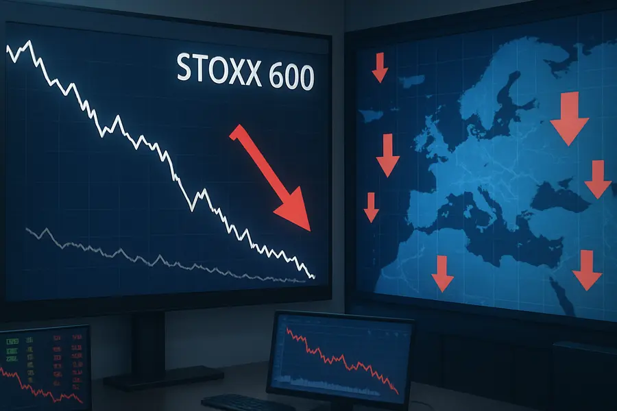 STOXX 600 Opens Lower as Global Tech Rout Spreads to Europe