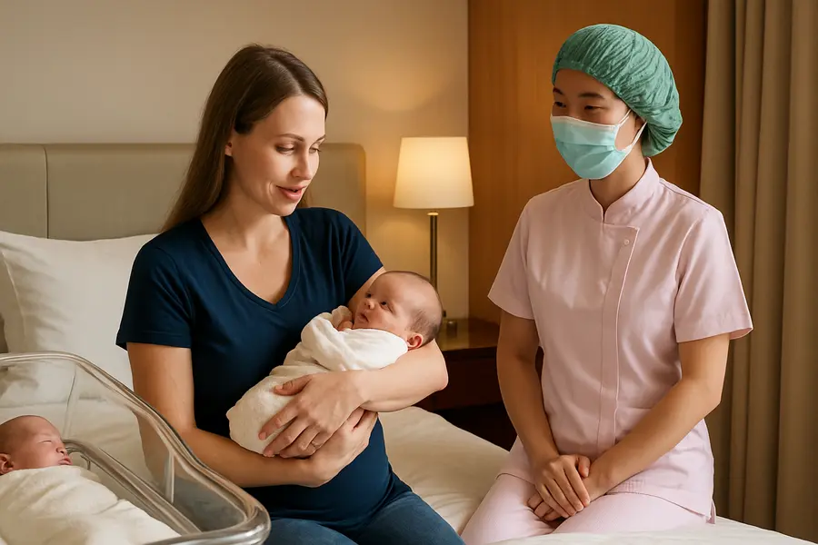 Taiwan Postpartum Care Draws U.S. Mothers Abroad