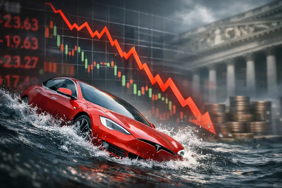 Tesla Sinks 7% on Worst Trading Day in a Year