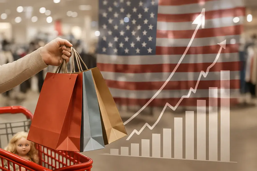 US May Retail Sales Surge 0.9%, Consumer Spending Defies War