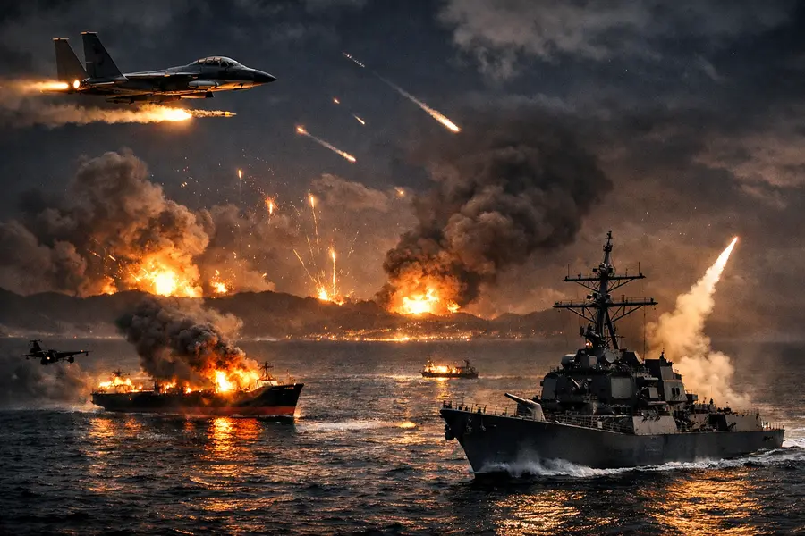 US Strikes Iran for 12th Night as Red Sea War Expands