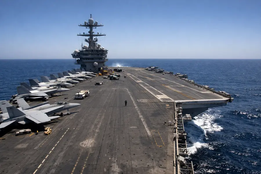 USS Theodore Roosevelt Heads to Mideast as Iran Risk Grows