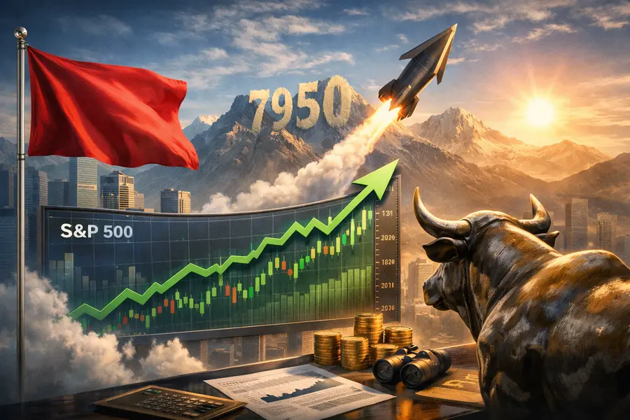 Wells Fargo Lifts S&P 500 Target to 7,950 in 2026