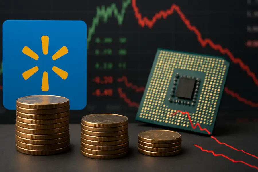 WMT, Defensives Lead Rebound as Chips Crater